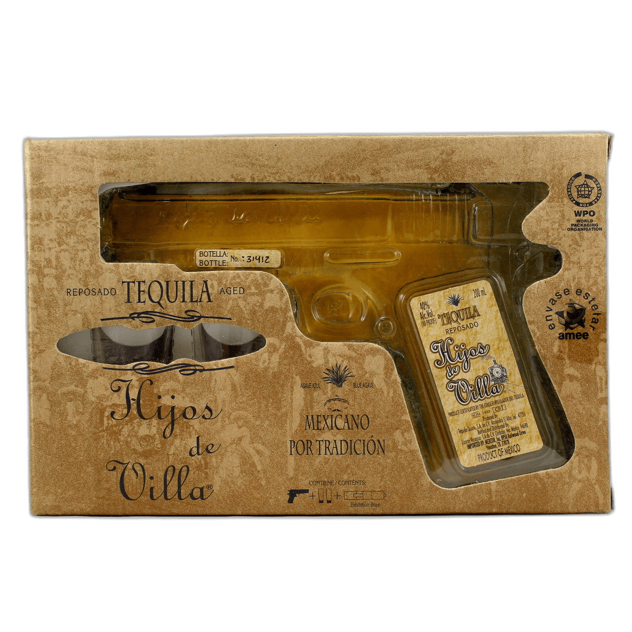 Hijos De Villa Pistol Reposado Tequila 200ml